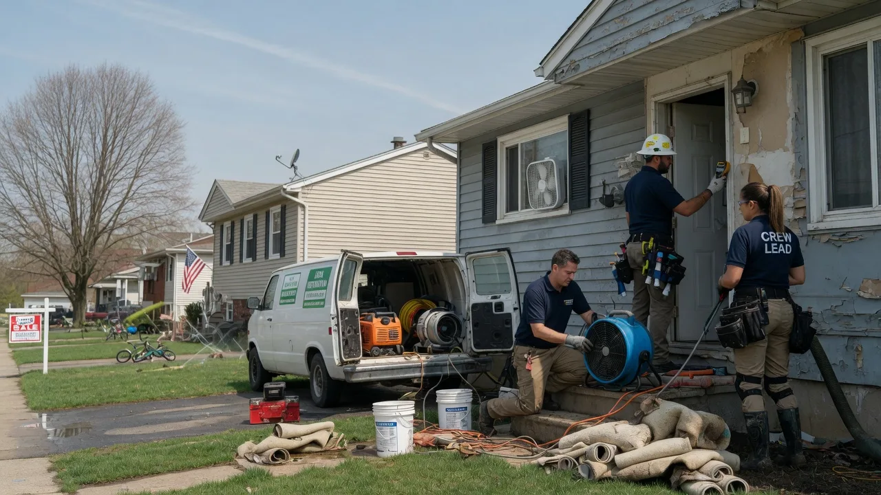 Flood Cleanup in Brisbane, CA near me